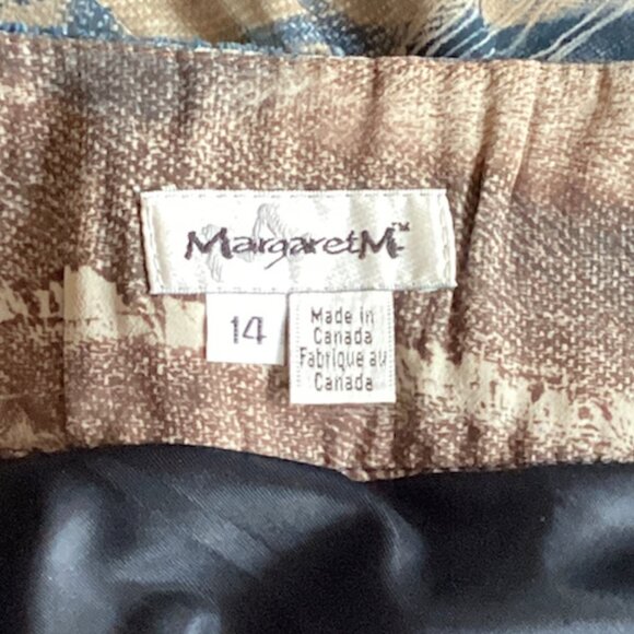 VINTAGE Margaret M Chiffon Skirt - Picture 4 of 4